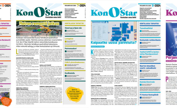 KonO'Star on Kontulan alueen sitoutumaton, kaikille avoin tiedotuslehti.